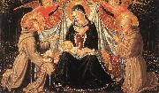 GOZZOLI, Benozzo Madonna and Child with Sts Francis and Bernardine, and Fra Jacopo dfg Sweden oil painting reproduction